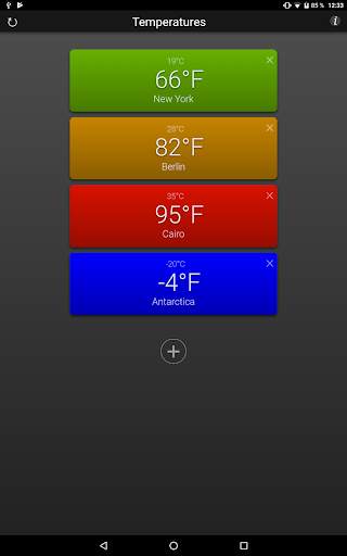 Temperatures screenshot 8