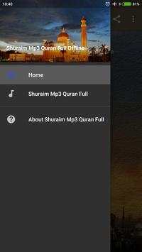 Qari Shuraim Mp3 Full Quran Offline screenshot 1