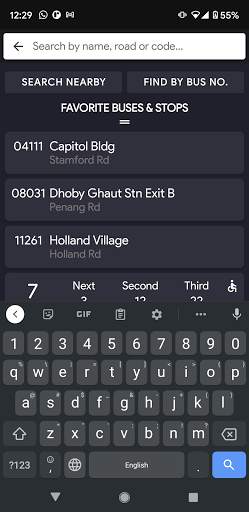 SG NextBus screenshot 5