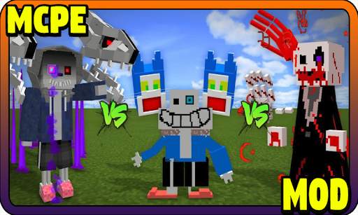 Dust Sans Undertale MCPE - Minecraft Mod screenshot 1