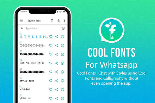 Cool Fonts Changer For Whatsapp & Stylish Text screenshot 1