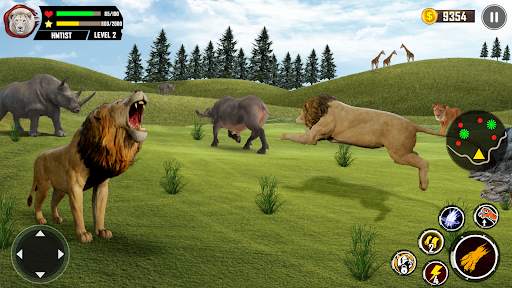Lion Simulator Animal Games 3d screenshot 5