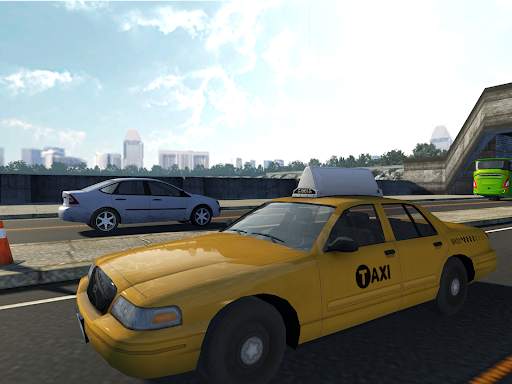 City Taxi Driving Simulator 3D screenshot 9