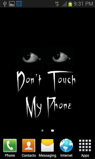 Don't Touch My Phone LWP screenshot 2