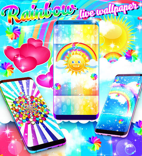 Rainbow live wallpaper screenshot 9
