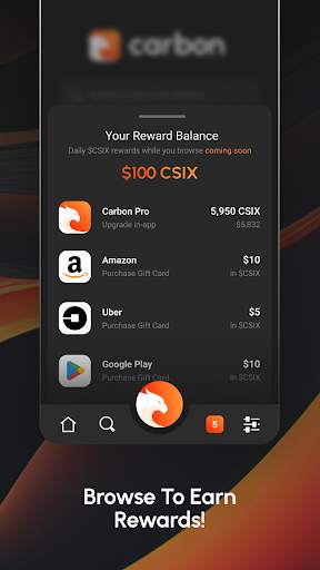 Carbon: Navigateur Ultra Rapid screenshot 6