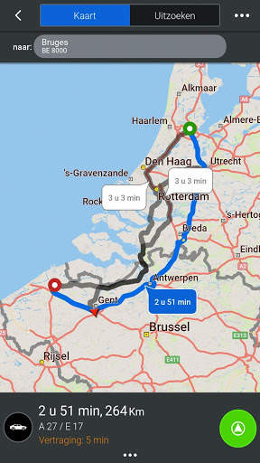 CoPilot GPS-navigatie en verkeersinformatie screenshot 9