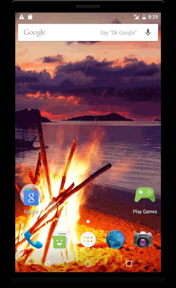 Bonfire HD Livewallpaper screenshot 1