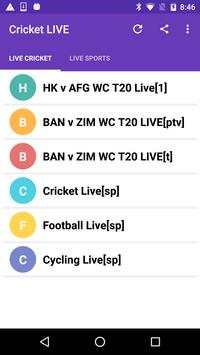 Cricket Live TV - T20 LIVE screenshot 1