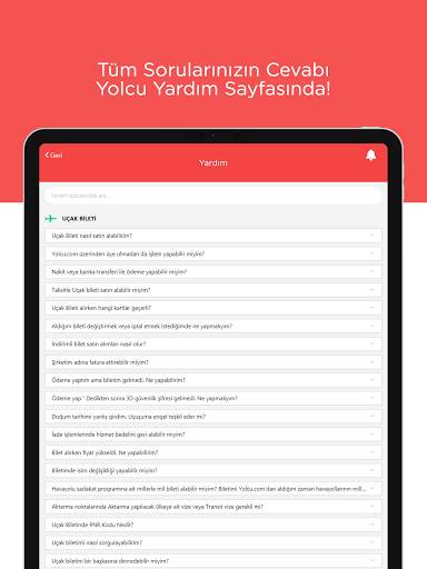 Yolcu I Uçak Bileti ve Otobüs Bileti screenshot 15