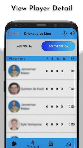 Cricket live line screenshot 2