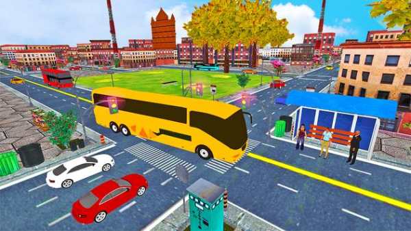 New city coach bus driving simulator screenshot 5