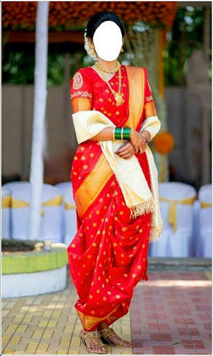 Women Trending Marathi Saree Photo Montage screenshot 5