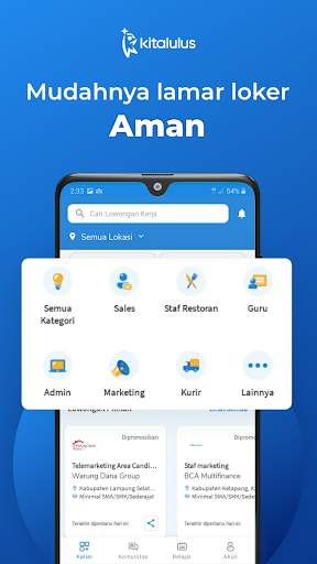 KitaLulus: Loker & CV Maker screenshot 1
