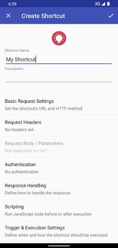 HTTP Request Shortcuts screenshot 3