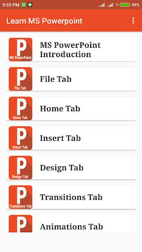 Learn MS PowerPoint скриншот 2