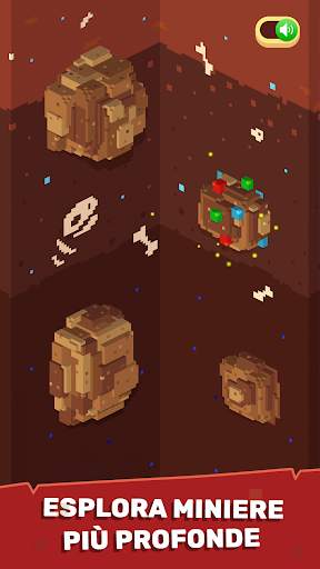 Diggerville 3d: Gioco di Pixel | Trova il Tesoro screenshot 3