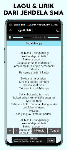 Lagu Lirik OST Dari Jendela SMP SMA Offline screenshot 6