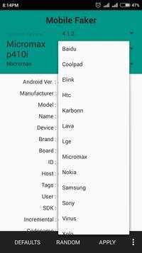 Mobile Faker screenshot 3