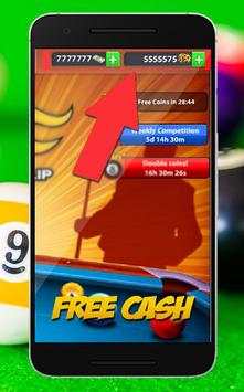 Coins 8 Ball Pool Cash prank screenshot 3