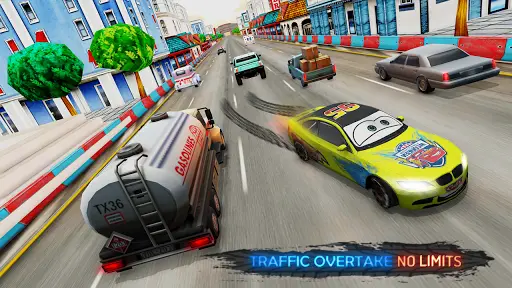 Carreras de tráfico de Lightning Cars: sin límites screenshot 2