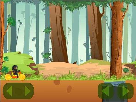 Ninja Stunts Jungle Bike Dash screenshot 2