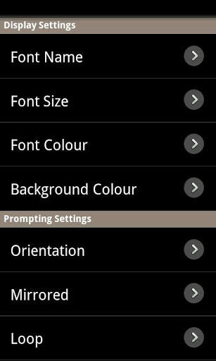 dv Prompter screenshot 2