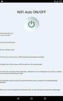 WiFi Auto ON/OFF screenshot 5