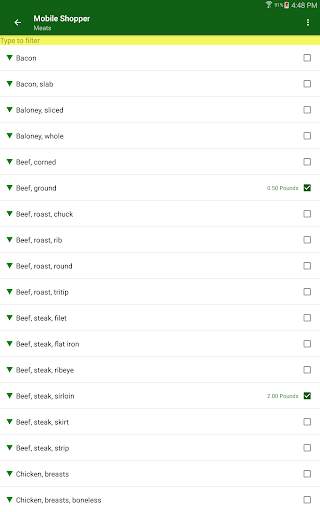 Mobile Shopper - Shopping List, Free, Fast, Small screenshot 11