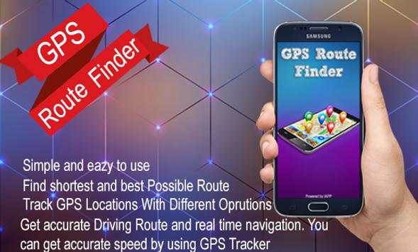 GPS Route Finder screenshot 1