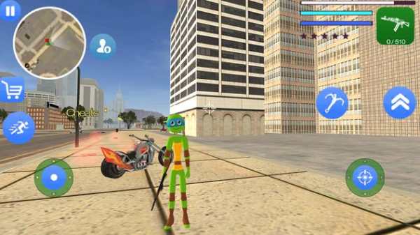 Leonardo Stickman Rope Hero Knight Gangstar War screenshot 2