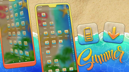 Summer Beach Launcher Theme screenshot 4