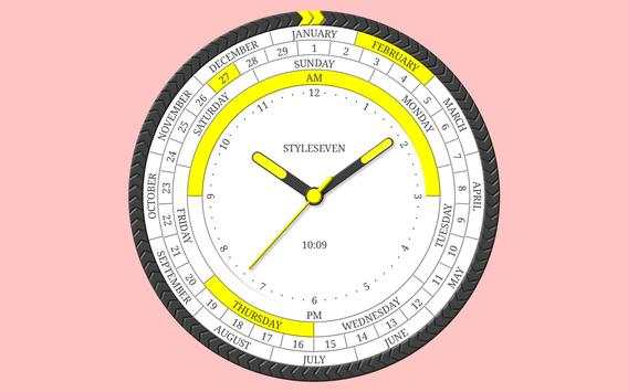 Advanced Analog Clock-7 स्क्रीनशॉट 9