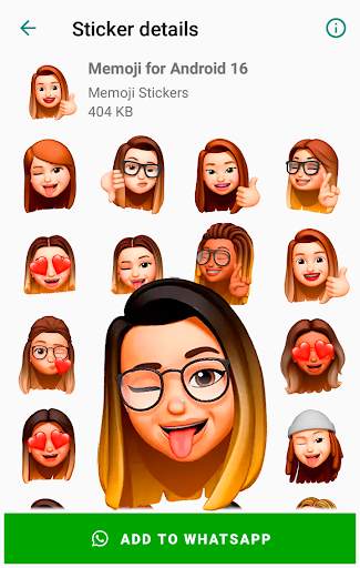 Stickers Memoji for Android WhatsApp WAStickerApps screenshot 2