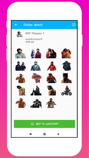 Kgf Yash Stickers screenshot 4