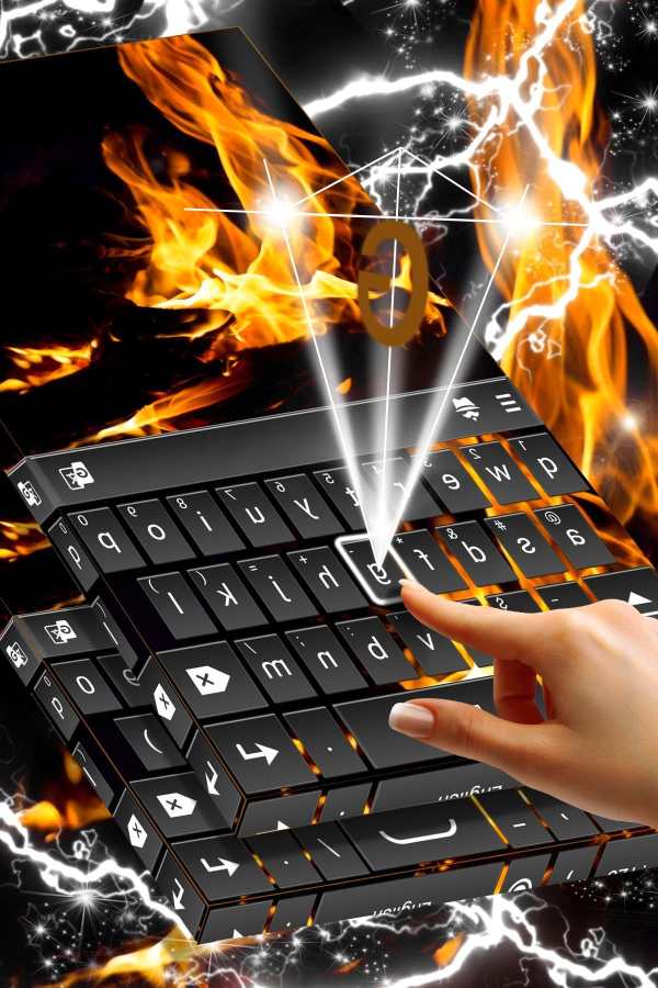 Burning Fire Flames Keyboard स्क्रीनशॉट 3