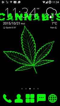 Weed Cannabis Launcher Theme screenshot 2