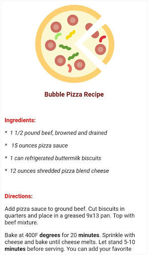 Pizza Recipes Offline screenshot 3