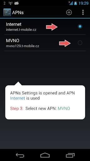 APN Switch Trial 3 تصوير الشاشة