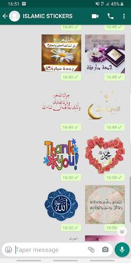 islamic stickers for Whatsapp - WASTICKERAPPS screenshot 2