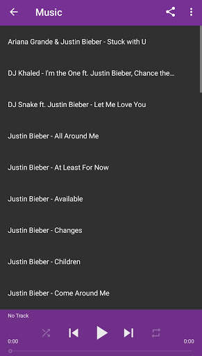 Justin Bieber Music screenshot 2