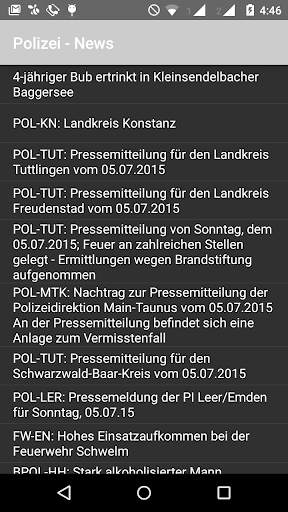 Polizei News - Inoffiziell screenshot 2