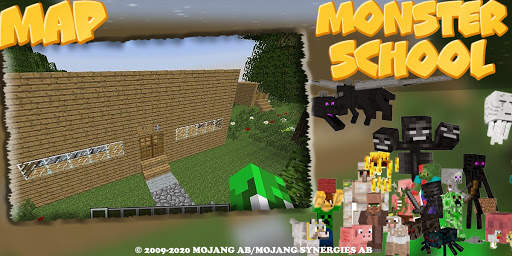 Map Monster School: New Herobrine Skin screenshot 4