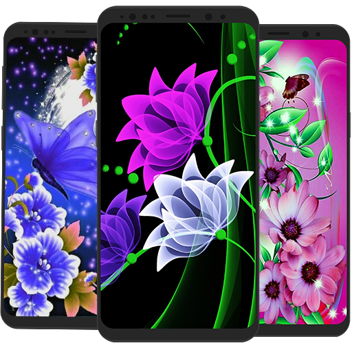 Glowing Flowers  Wallpaper 2020 icon
