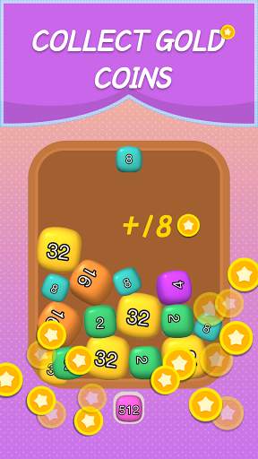 Merge Puzzle 3D 2048 Game screenshot 3