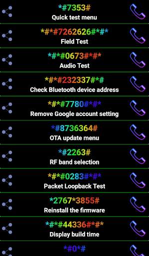 Android Codes screenshot 3
