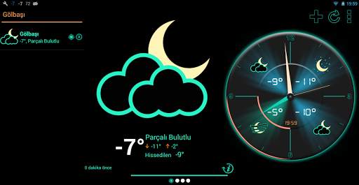 Hava Durumlu Saat screenshot 14