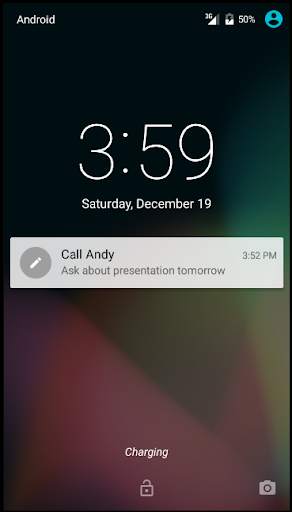 Notification Notes screenshot 2