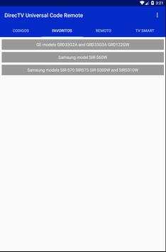 Control code for DirecTV 8 تصوير الشاشة