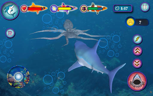 Underwater Sea Monster Attack - Shark Simulator 3D screenshot 4